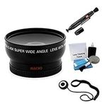 58mm Digital Pro Wide Angle/Macro Lens Bundle for Select Canon Digital SLR Cameras. UltraPro Deluxe Accessory Set Included