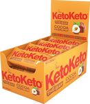 Keto Keto Bars 12 x 50g Keto Snacks Weight Loss | Keto Diet, Sugar Free Snack, Meal Replacement Bar | Healthy Snacks, Low Carb Food | Low Calorie, Vegan Food, Breakfast Bar (Cocoa Hazelnut)