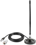 Long Range 27MHz Heavy Duty Magnetic Base Station Soft Whip CB Radio Antenna Kit for Cobra Midland Uniden Maxon President Anytone Vehicle Car Truck Mobile Handheld CB Radio Police Scanner, Eifagur