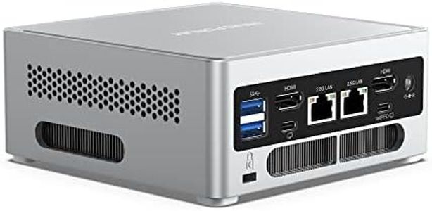 MINISFORUM Mini PC NAB6 Lite Intel Core i5-12600H,12 Cores 16 Threads,up to 4.5GHz 32GB RAM DDR4 512GB PCIe4.0 SSD Dual 2.5 G RJ45 LAN Mini Desktop Computer,2 x HDMI,7 x USB Port,WiFi 6,BT5.2