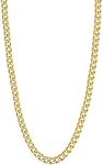 U7 Gold Necklaces for Women Cuban C