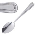 Olympia Bead Dessert Spoon - Stainless Steel - 185(L) mm - Pack Quantity 12