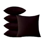 Premium Polyester Fiber Cushion Fillers - Pack of 5 Pcs | 12 x 12 Inches | Chocolate| Cushions, Sofa Pillow, Cushion for Sofa, Cushion for Bed, Decorative Pillow, Pillow for Support