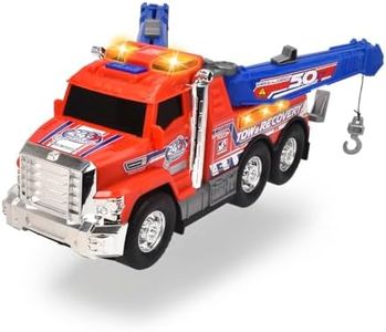 Dickie Tow Truck Toy with Light and Sound, 31.5 cm Length