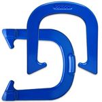 Gordon Professional Pitching Horseshoes - Blue Finish - NHPA Sanctioned for Tournament Play - Drop Forged Construction - One Pair (2 Shoes) - Medium Weight