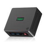 TRIGKEY G4 Mini Computer 12th Gen Intel N100 4C/4T 16G DDR4 500G M.2 PCIE1 SSD Mini PC Desktop PC,Wi-Fi 6 Working Micro PC, 4K@60Hz UHD Graphics Dual Display/BT 5.2