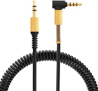 Yizhet Cable de Audio Auriculares de Repuesto Compatible con Marshall Major I Major II Major III Monitor Jack 3,5mm Cable de Aux para Marshall con Micrófono y Remotetalk para Carro Teléfono PC
