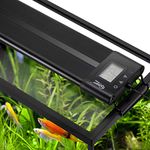 hygger Auto On Off 30-36 Inch LED Aquarium Light Extendable Dimmable 7 Colors Full Spectrum Light Fixture for Freshwater Planted Tank Build in Timer Sunrise Sunset