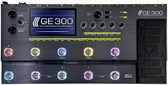 MOOER GE300 Amp Modelling, Multi Effects, Guitar Synth Pedal, Flagship Multi Effects Instruments Processor for Guitar Recording,Stage Live show