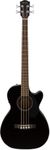 Fender CB-60SCE Acoustic Bass, Walnut Fingerboard, Black, Comes with Free Virtual Lessons