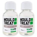 Rempro 2 x 100ml Anti-Mould Paint Additive - Prevention & Control of Black Mould Caused by Condensation & Damp