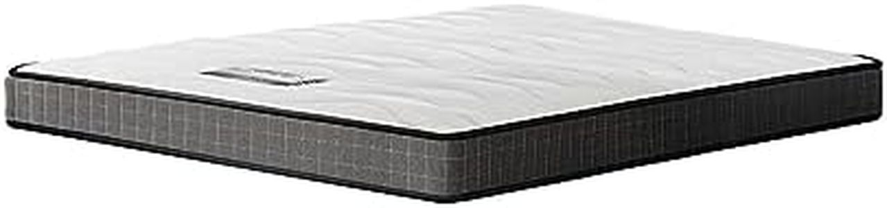 BEDRA BEDDING Bed Foam Mattress 22CM - Medium Firm Polyester Fabric Mattress for Luxurious Rest Pressure Relief, Fits Bunk Bed, Double Size