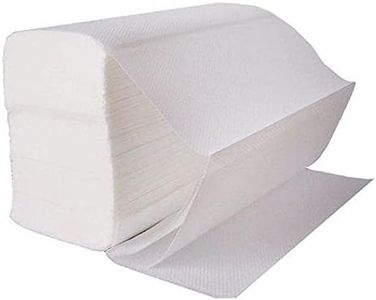 Interfold 2ply Hand Towel Z Fold Soft Hand Paper Towel Multifold Disposable Luxury Paper White (3000 Hand Towels)