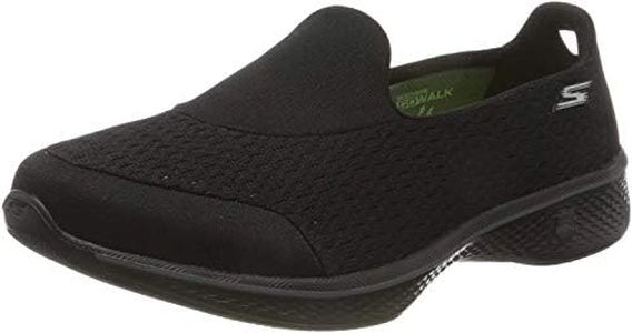 Skechers Performance Women's Go Walk 4 Pursuit Walking Shoe, Black (Black), 6.5 UK (9.5 US)