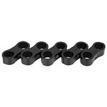 X AUTOHAUX AN6 Car Hose Separator Aluminum Clamp Fuel Line Fitting Adapter 5pcs