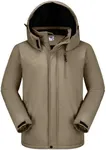 CAMELSPORTS Mens Winter Jacket Waterproof Warm Snow Ski Jackets Faux Fur Fleece Rain Coats with Removable Hood