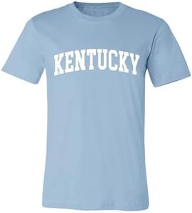State of Kentucky Style White Fashion Unisex Premium T-Shirt, Light Blue, 4X-Large