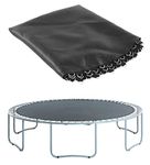 Upper Bounce Replacement Jumping Mat, Fits 12 ft Round Trampoline Frame with 72 V-Hooks, Using 5.5" Springs