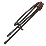 ExionPro Super Soft and High-Grip Equestrian Leather Rubber Reins for Advanced Horse Riders | Colors-Black, Choco Brown, Reddish Brown | Size- Over, Full, Cob, Pony