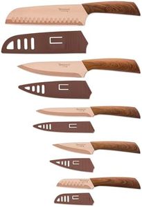 Hampton Forge HMC01A489A Tomodachi 10 Piece Raintree Knife Set – Brown