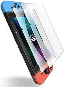 [2 Pack] ZUSLAB Tempered Glass Screen Protector Film HD Clear Anti-Scratch for Nintendo Switch 2017 2018 2019 2020