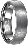 NUNCAD 7mm Men's Tungsten Rings Dom