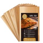 CEDAR ALPHA 12 Pack Premium Cedar Planks for Grilling Salmon, Meat Fish and Veggies. Adding Extra Smoke and Flavor, Soaking Fast, Easy to Use Cedar Grilling Planks (11"X5.5")