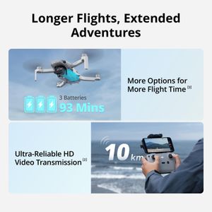 DJI Mini 4K Drone Fly More Combo – Ultra Lightweight, Extended Flight