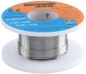 JESSINIE 63-37 Tin Lead Solder Wire 0.8mm for Electrical Soldering Tin 63% Lead 37% Sn63 Pb37 HX-100 Electrical Solder Wire 55g