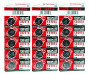 Maxell CR2016 3V Lithium Coin Batteries Made in Japan Version, 15 Count