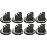 DOITOOL 8 Pcs Knob Gas Stove Accessories Gas Stove Switch Gas Stove Parts Gas Stove Button Replacement Electric Stove Burner Gas Range Stove Ignition Plastic Stove Gas Stoves