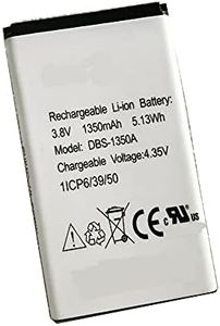 Powerforlaptop 3.8V 1350mAh Replacement Battery Compatible with Doro 7050 7060 Consumer Cellular Flip DBS-1350A 1ICP6/39/50