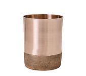 De Kulture Handmade Large Bronze Kansa Large Glass Ayurvedic Cup Tumbler for Milk Water Cocktails Lassi Chaas Medical Liquid, Ideal for Dining Table Decoration 3x4 inch (DH), 400ML