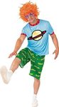 Rubie's mens Rugrats Chuckie Costume, As Shown, Large