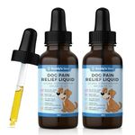 BUDDY'S BEST Twin Pack Dog Pain Relief Liquid - Natural, Fast-Acting Formula for Joint Pain and Inflammation, Made with Organic Ingredients, Safe for All Breeds