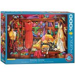 EuroGraphics 6000-5347 Sewing Craft Room Jigsaw Puzzle, Various, 1000