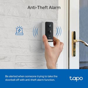 Tapo 2K Wireless Video Doorbell – Smart Home Security Camera