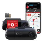 COBRA Smart Dash Cam with Interior Cam (SC 201) - Full HD 1080P Resolution, Built-in WiFi & GPS, 16GB SD Card, 2" Display, Shared Alerts, Incident Reports, Emergency MayDay, Drive Smarter App