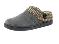 Clarks Women's, Sweater Collar Slipper Clog Grey 7 M