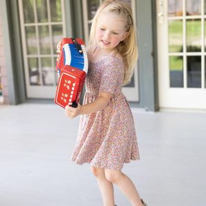 Fat Brain Toys Everybody Polka! Kids' Accordion - Musical Instrument for Kids 5+