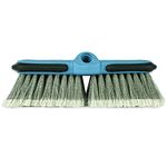 GIANT BEAR Soft Bristle car wash Brush Head (10"), Streamlined, Non-damaging, Scratch-Free, fits Standard Acme 3/4" trapezoidal Threads for car/Truck/Deck/SUV/Household Cleaning.