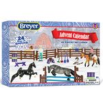 Breyer Horses 2023 Holiday Collection | Advent Calendar - Horse Play Set | 35 Hidden Treasures | 7 Horses, 2 Foals, 1 Unicorn | Model #700728