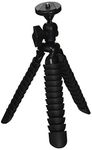 Vivitar 7 Inch Rubberized Flexible Sturdy Black Spider Tripod, Standard Camera Mount, Perfect for Travel (VIV-SP-7-BLK)