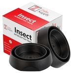 Zulu Supply Bed Bug Interceptors, Traps, 12 Pack, Black, Bedbug Monitor, Insect Detector for Bed Legs or Furniture (Black 12-Pack)