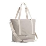 Lo & Sons Catalina Deluxe Tote Canvas, Dove Grey