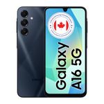 Samsung Galaxy A16 5G (CAD Version & Warranty) - 6.7" Screen, 128GB, 50MP Ultra Wide Camera, Android Unlocked Cell Phone