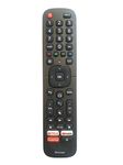 LipiWorld® ERF2F60G LED Smart TV Remote with Netflix YouTube Google Play Function (with Voice Function) Compatible for Hisense Voice Remote