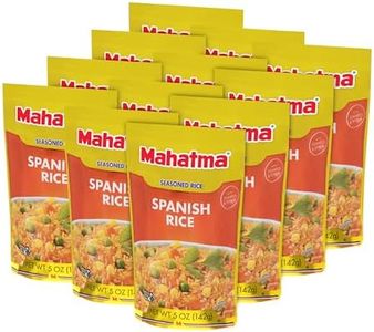 Mahatma Spanish Rice Mix, Gluten-Free Long-Grain Rice, Stovetop or Microwave Rice, 20-Minute Rice, 5 Ounces, Pack of 12