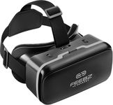 VR Headset for iPhone & Android 1.0 - for Kids | with Links to 3D VR Videos + VR Games for Android | Virtual Reality Goggles Set for Phones 4.5"-6.5"