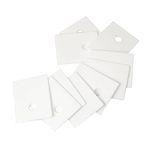 PZRT 10pcs TO-220 Alumina Ceramic Sheet Ceramic Transistor Triac Thyristor Insulator Insulation Protection Mica 14x20x1mm, White